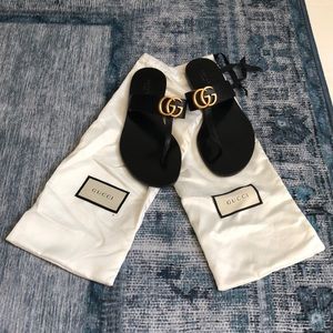 Gucci Marmont sandals with double g